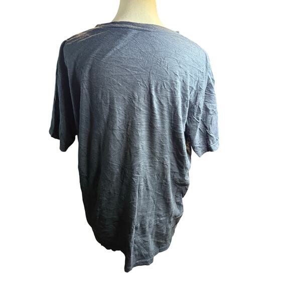 David Bowie Full Front Graphic Tee, Vintage Style Fade, Bay Island, Unisex Large - Picture 4 of 6